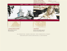 Tablet Screenshot of centralbaptistlife.com